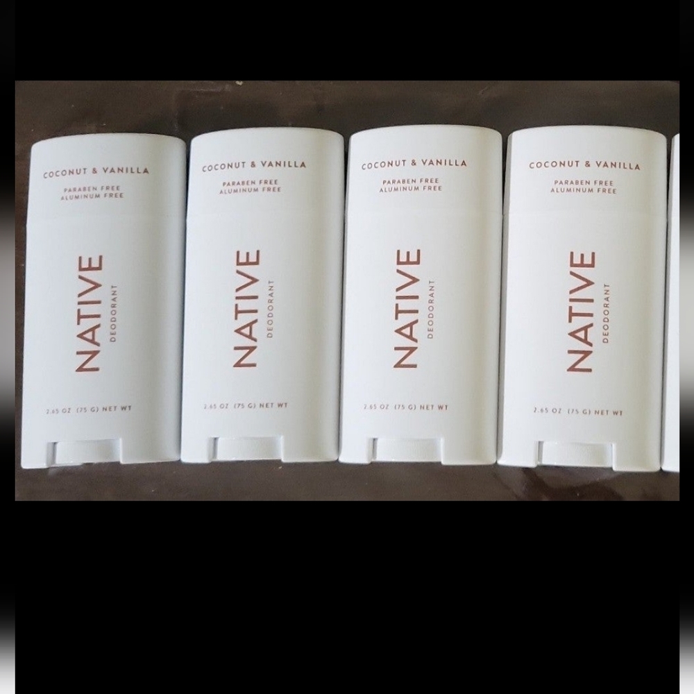 Native deodorant coconut & vanilla ×4